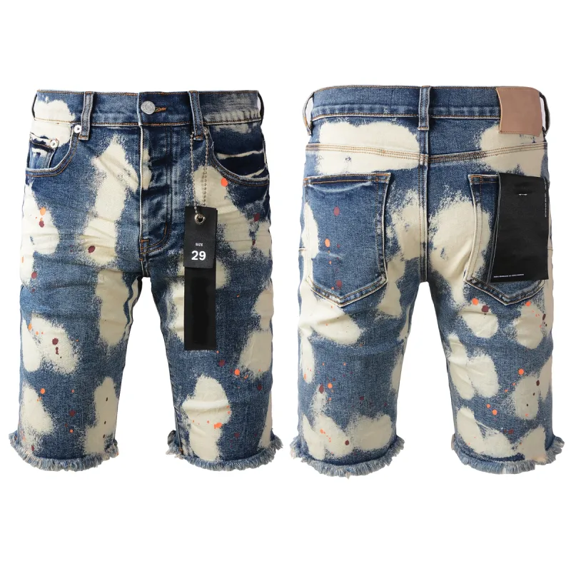 EM Sneakers Purple Brand Denim Shorts 5090