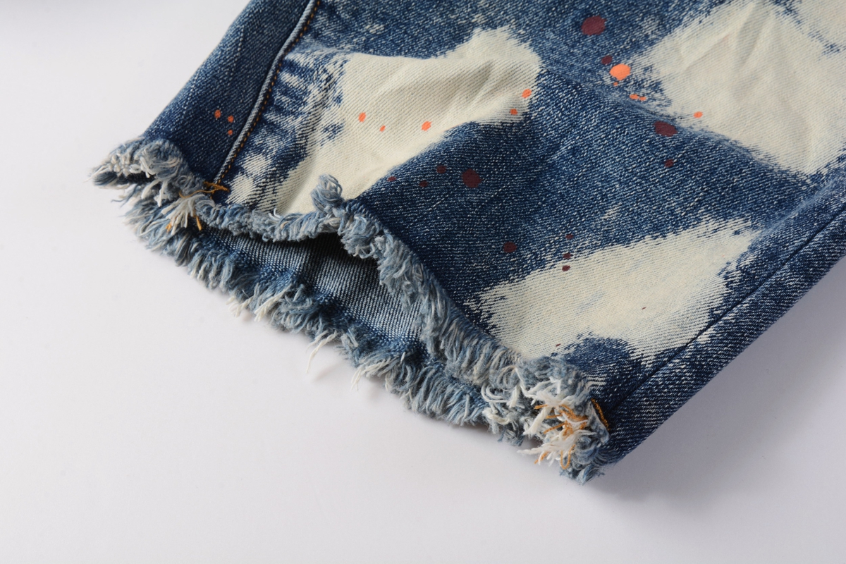 EM Sneakers Purple Brand Denim Shorts 5090