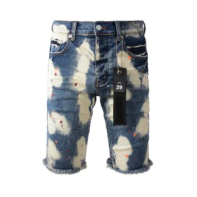 EM Sneakers Purple Brand Denim Shorts 5090 01