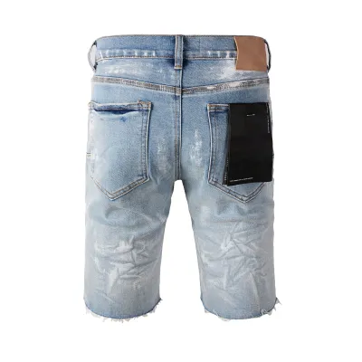 EM Sneakers Purple Brand Denim Shorts 5091 02