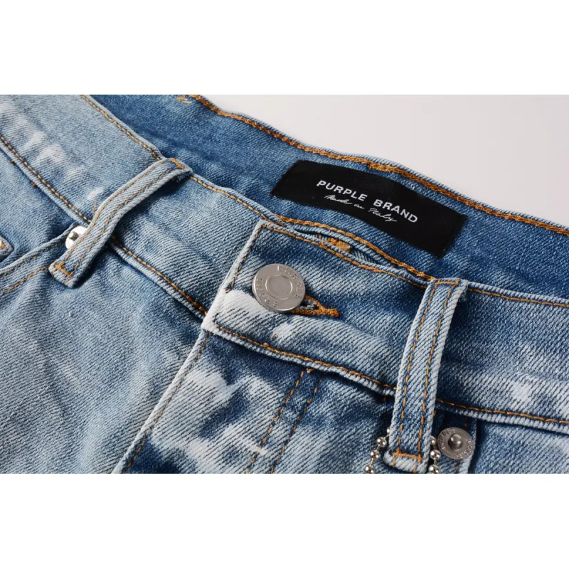 EM Sneakers Purple Brand Denim Shorts 5091