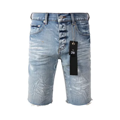 EM Sneakers Purple Brand Denim Shorts 5091 01