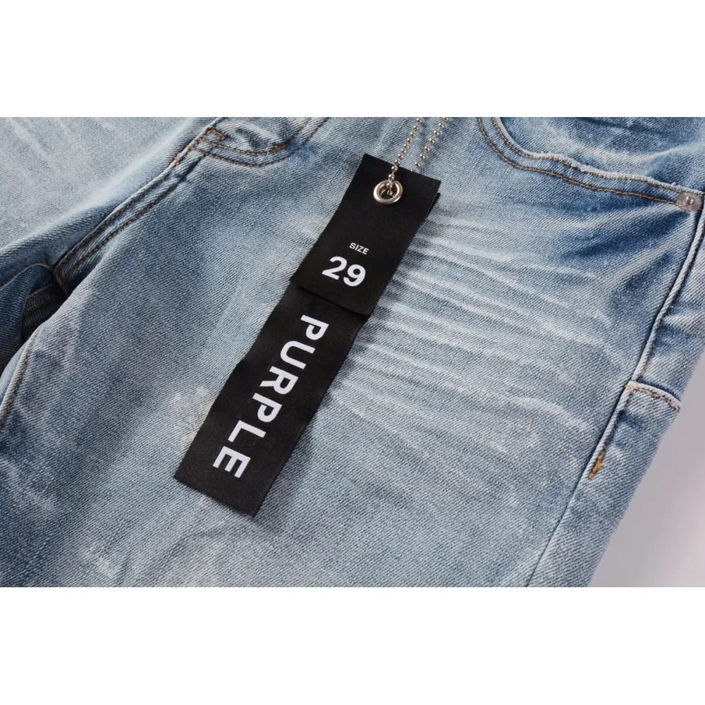 EM Sneakers Purple Brand Denim Shorts 5091