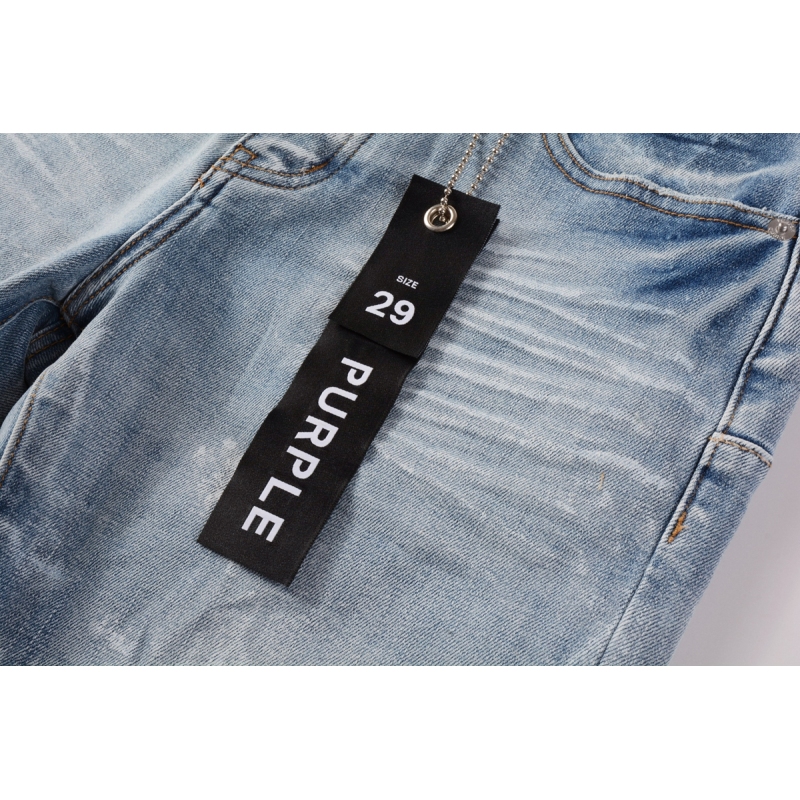 EM Sneakers Purple Brand Denim Shorts 5091
