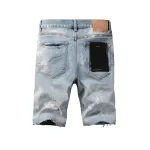 EM Sneakers Purple Brand Denim Shorts 5091