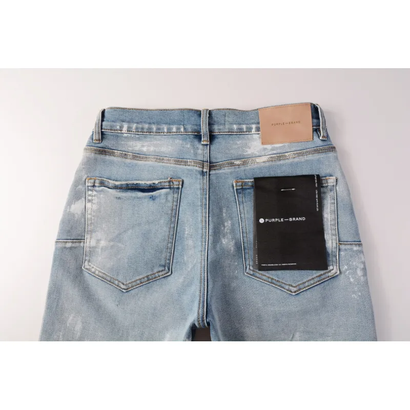 EM Sneakers Purple Brand Denim Shorts 5091