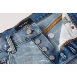 EM Sneakers Purple Brand Denim Shorts 5091