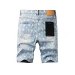EM Sneakers Purple Brand Denim Shorts 8439