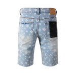 EM Sneakers Purple Brand Denim Shorts 8439