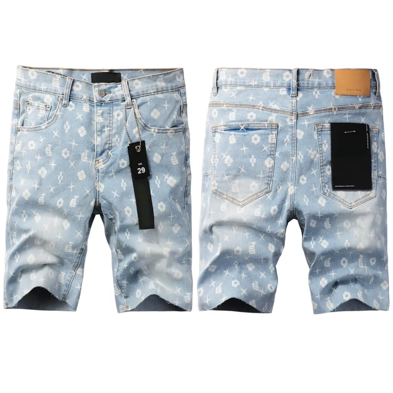 EM Sneakers Purple Brand Denim Shorts 8439