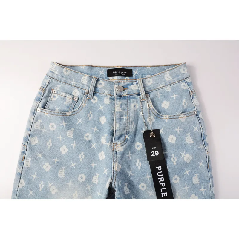 EM Sneakers Purple Brand Denim Shorts 8439