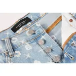 EM Sneakers Purple Brand Denim Shorts 8439