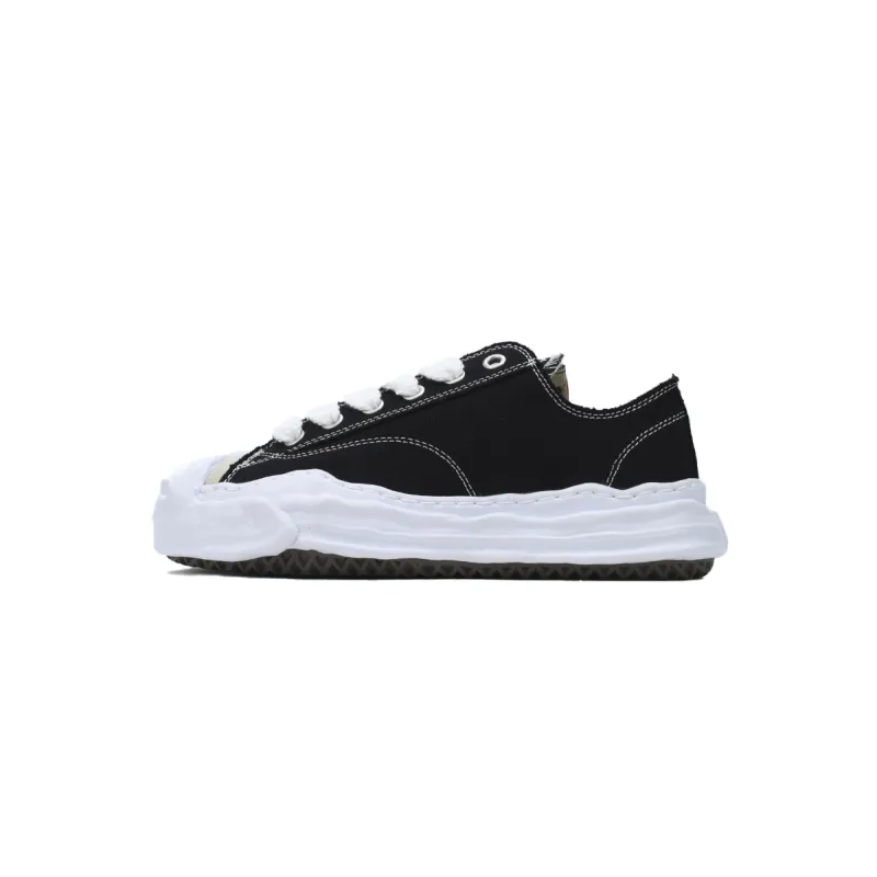 EM Sneakers Mihara Yasuhiro Peterson OG Sole Canvas Low Black NO.777