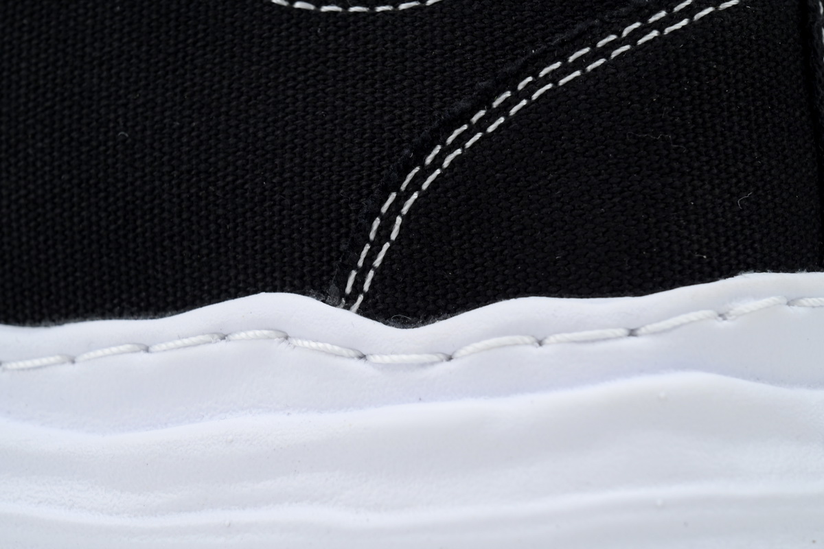 EM Sneakers Mihara Yasuhiro Peterson OG Sole Canvas Low Black NO.777