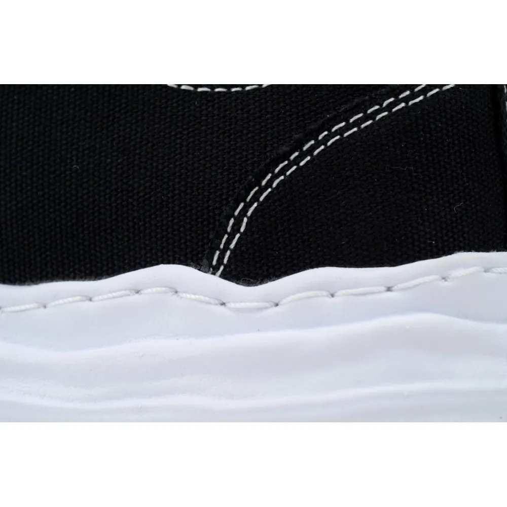 EM Sneakers Mihara Yasuhiro Peterson OG Sole Canvas Low Black NO.777