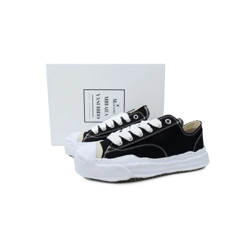 EM Sneakers Mihara Yasuhiro Peterson OG Sole Canvas Low Black NO.777