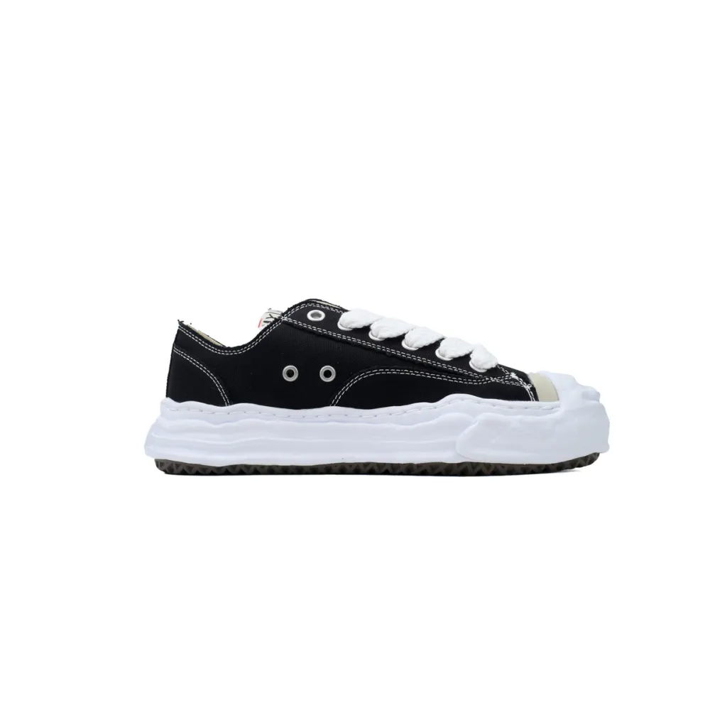 EM Sneakers Mihara Yasuhiro Peterson OG Sole Canvas Low Black NO.777