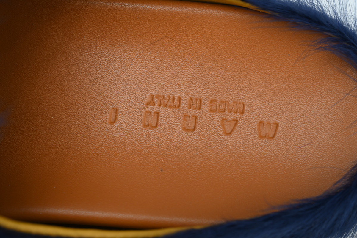 EM Sneakers Marni Fussbett Dark Blue