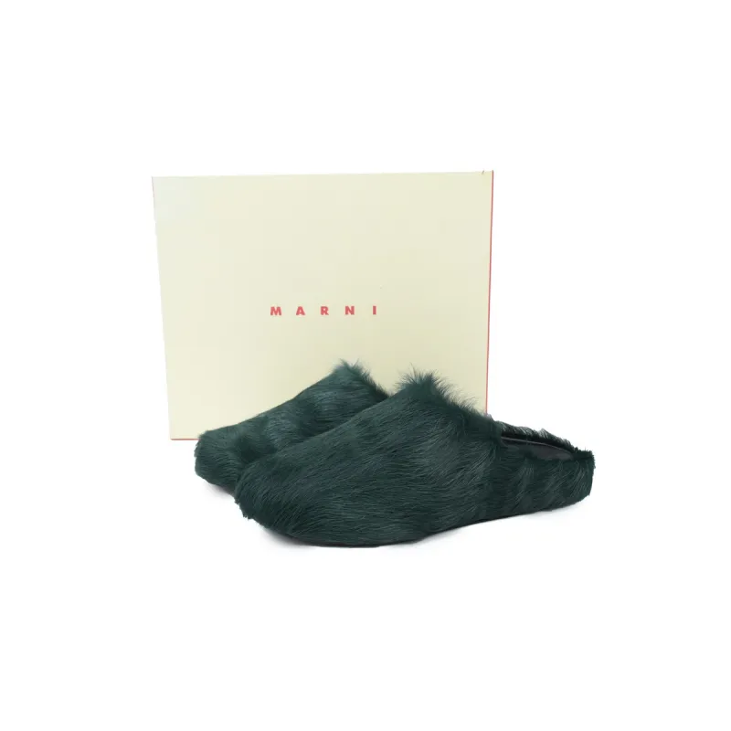 EM Sneakers Marni Fussbett Deep Green