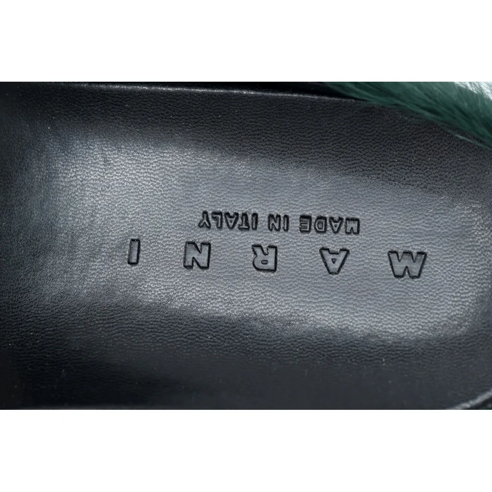EM Sneakers Marni Fussbett Deep Green