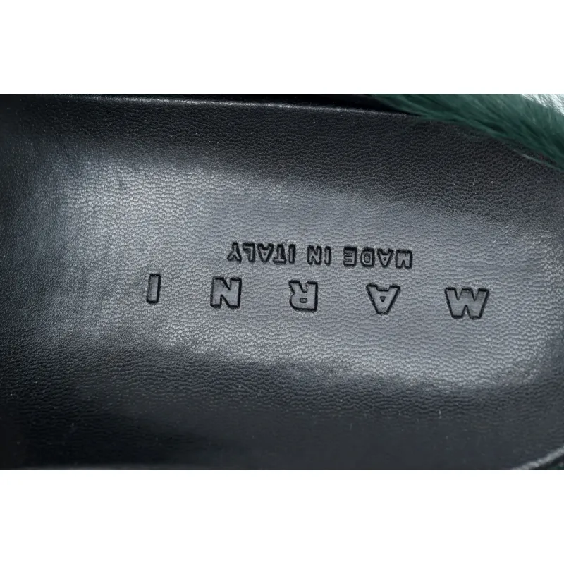 EM Sneakers Marni Fussbett Deep Green