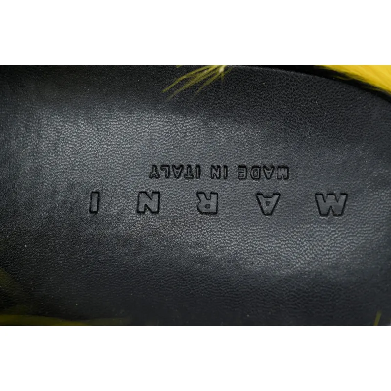 EM Sneakers Marni Fussbett Yellow