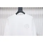 EM Sneakers Chrome Hearts Heavy Industry High Temperature Hot Diamond Long Sleeve 24SS White