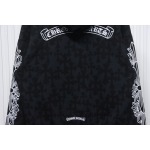 EM Sneakers Chrome Hearts Cross Flower Arm Zipper Hoodie 24SS Black