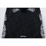 EM Sneakers Chrome Hearts Cross Flower Arm Zipper Hoodie 24SS Black