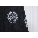 EM Sneakers Chrome Hearts Cross Flower Arm Zipper Hoodie 24SS Black