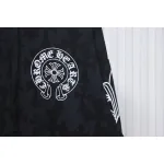 EM Sneakers Chrome Hearts Cross Flower Arm Zipper Hoodie 24SS Black