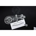 EM Sneakers Chrome Hearts Cross Flower Arm Zipper Hoodie 24SS Black