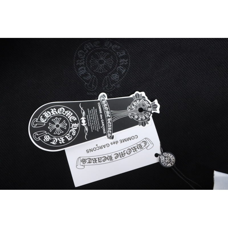 EM Sneakers Chrome Hearts Cross Flower Arm Zipper Hoodie 24SS Black