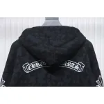 EM Sneakers Chrome Hearts Cross Flower Arm Zipper Hoodie 24SS Black