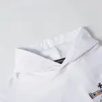 EM Sneakers Chrome Hearts Cross Sanskrit Colorful Letters Embroidery Print Hoodie Black & White