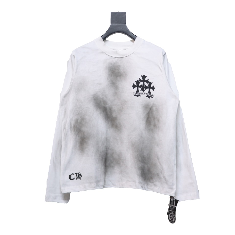 EM Sneakers Chrome Hearts Graffiti Long Sleeves White
