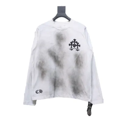 EM Sneakers Chrome Hearts Graffiti Long Sleeves White 01