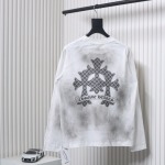EM Sneakers Chrome Hearts Graffiti Long Sleeves White