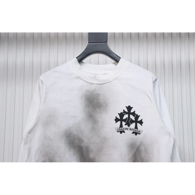 EM Sneakers Chrome Hearts Graffiti Long Sleeves White