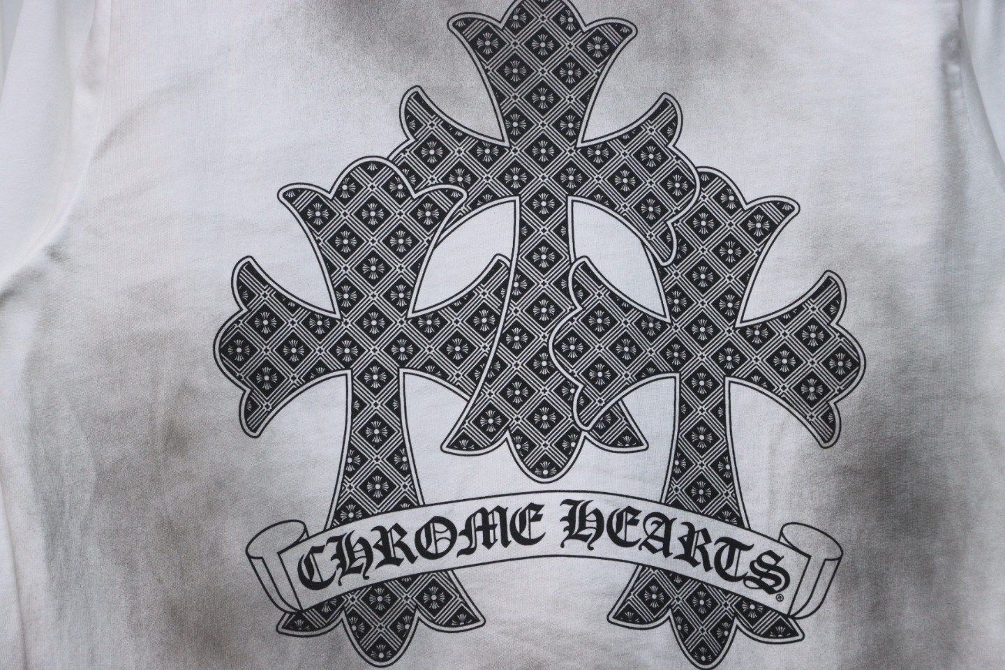 EM Sneakers Chrome Hearts Graffiti Long Sleeves White