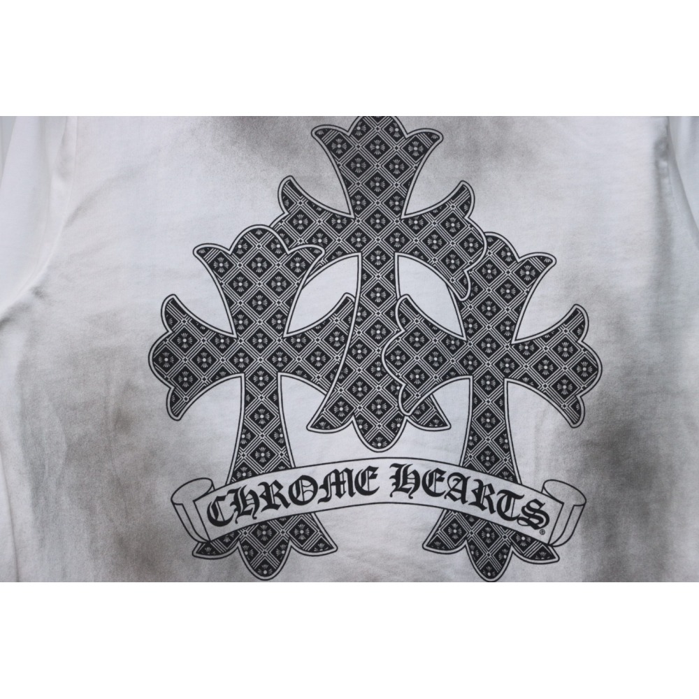 EM Sneakers Chrome Hearts Graffiti Long Sleeves White