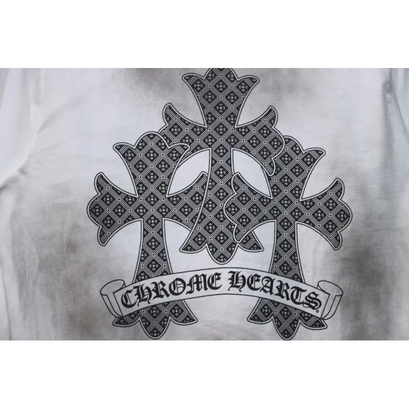 EM Sneakers Chrome Hearts Graffiti Long Sleeves White