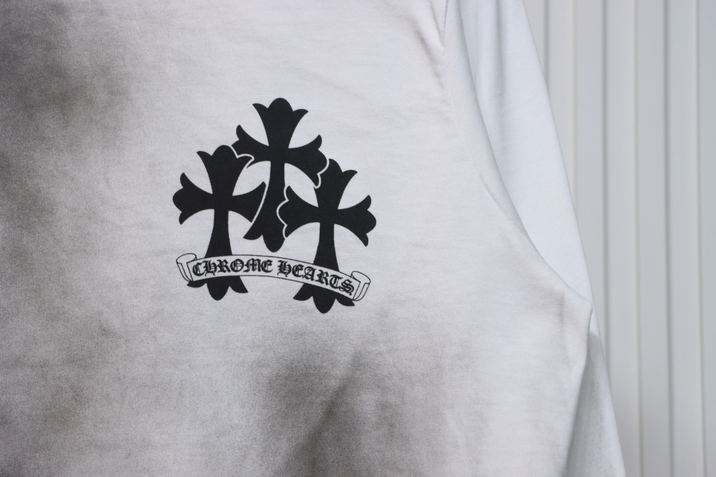 EM Sneakers Chrome Hearts Graffiti Long Sleeves White