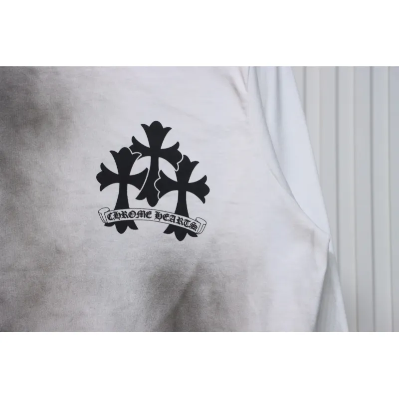 EM Sneakers Chrome Hearts Graffiti Long Sleeves White