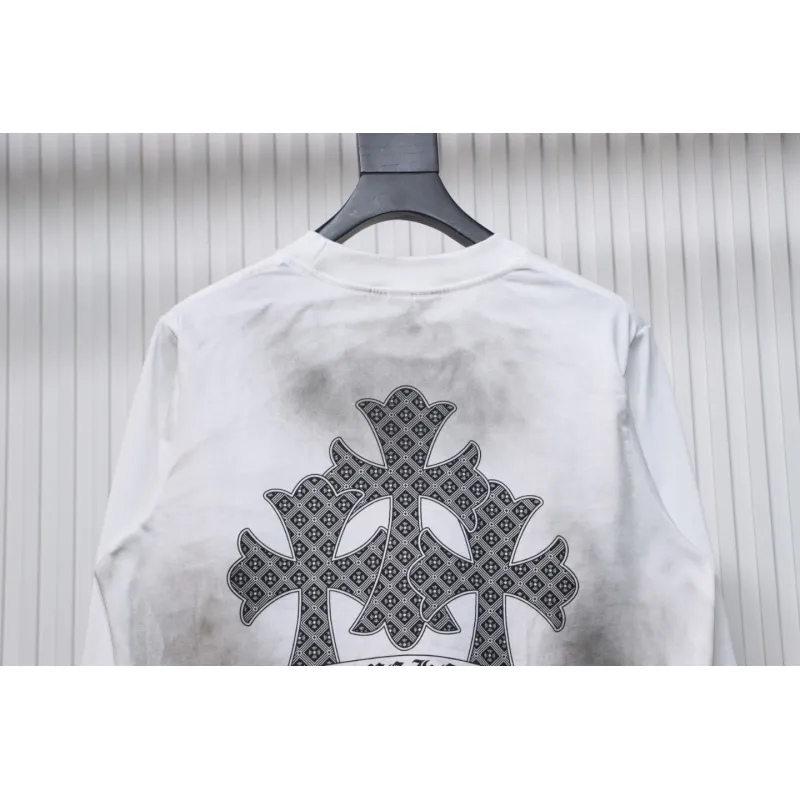 EM Sneakers Chrome Hearts Graffiti Long Sleeves White
