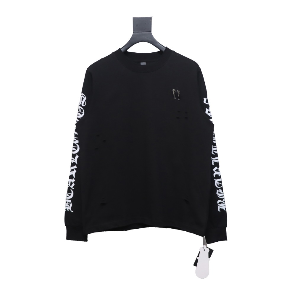 EM Sneakers Chrome Hearts Hardware Accessories Long Sleeve Black