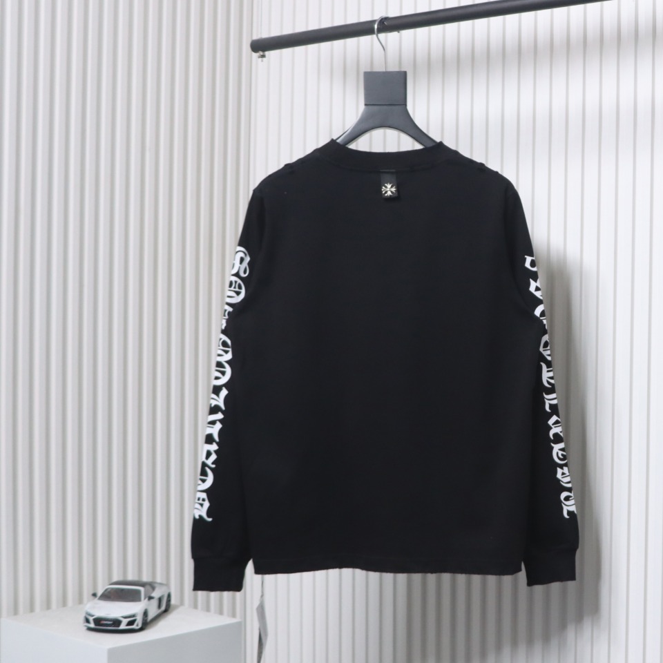 EM Sneakers Chrome Hearts Hardware Accessories Long Sleeve Black