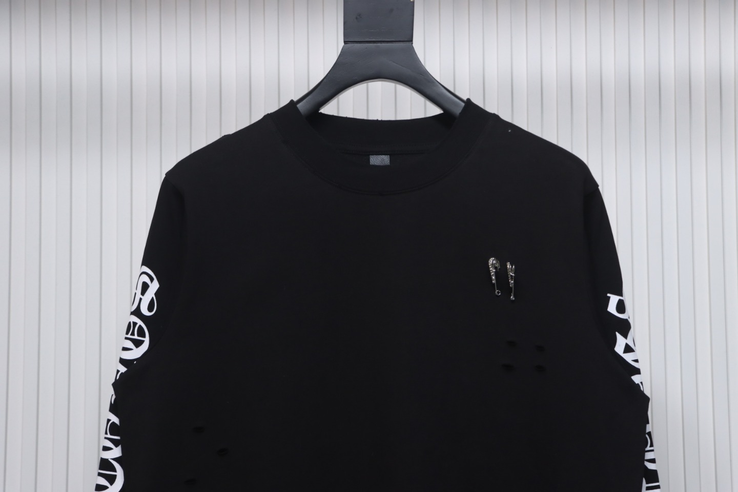EM Sneakers Chrome Hearts Hardware Accessories Long Sleeve Black