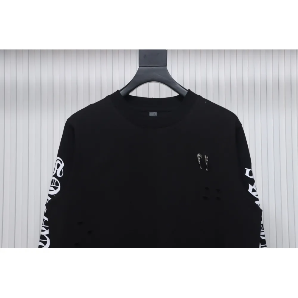 EM Sneakers Chrome Hearts Hardware Accessories Long Sleeve Black