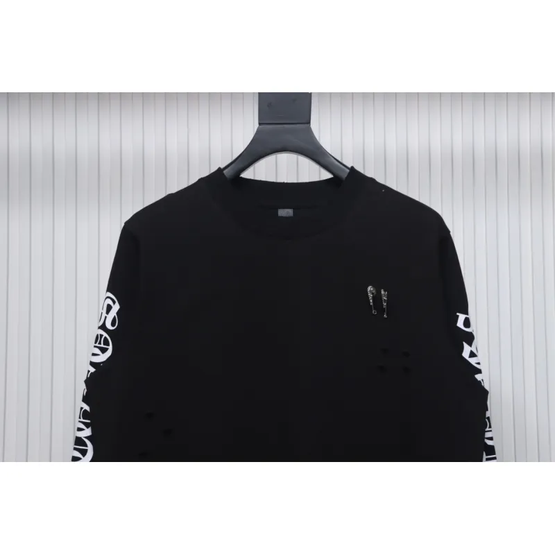 EM Sneakers Chrome Hearts Hardware Accessories Long Sleeve Black